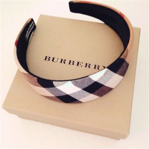 burberry headband.